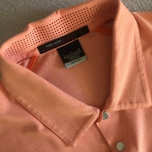 Nike Tiger Woods Mens golf shirt Small - excellent condition - light salmon